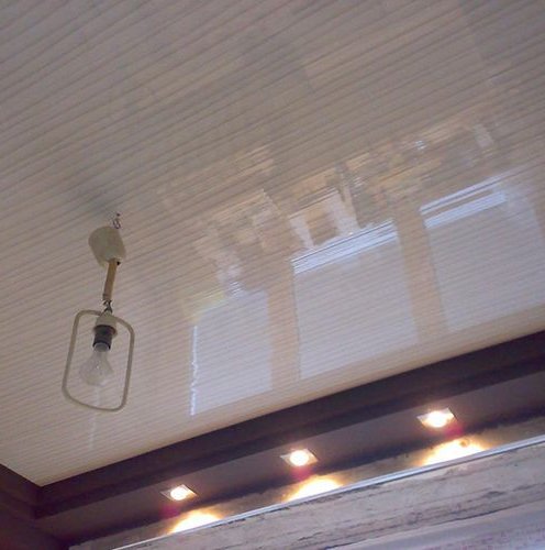 пластиковый потолок на кухне